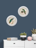 Картина на стену для интерьера на холсте в круглой раме 27 см