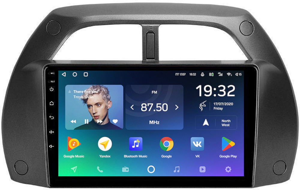 Магнитола для Toyota RAV4 2 2000-2003 - Teyes SPRO+ монитор 9" IPS на Android 10, ТОП процессор, 4Гб+32Гб, 4G SIM-слот
