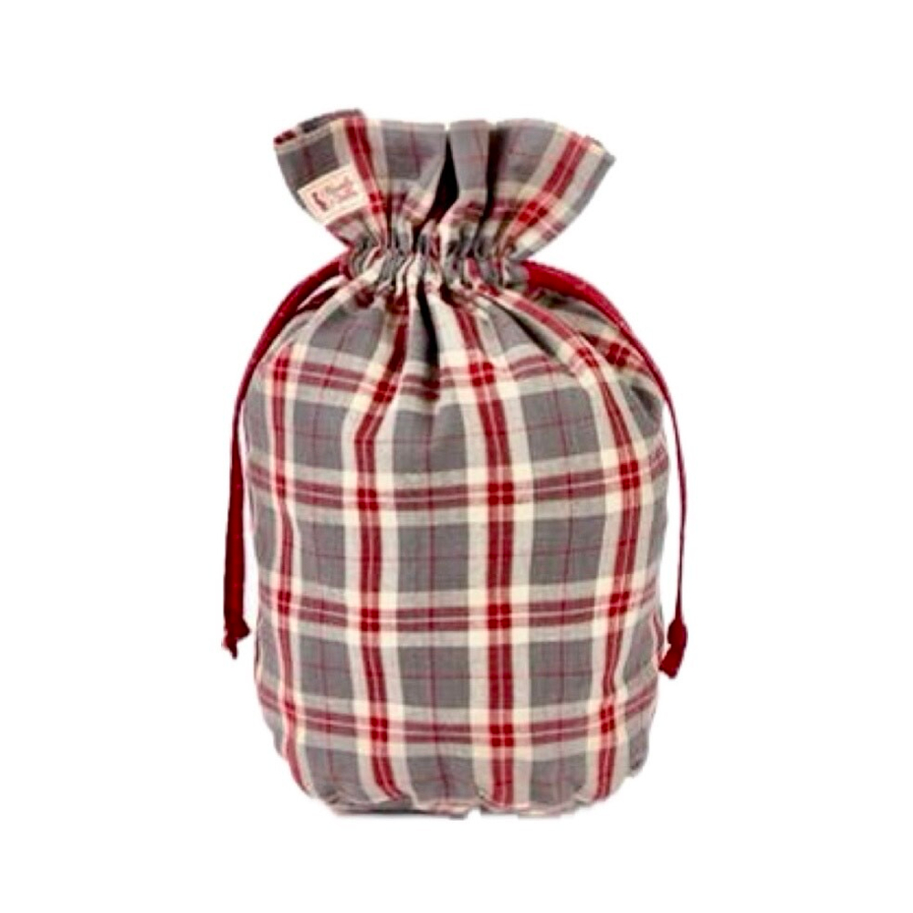 Мешок декоративный "Бонни", серая клетка