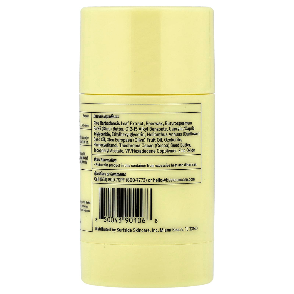 Bask Suncare, солнцезащитный стик, SPF 50, 28,35 г (1 унция)