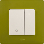 Диммер нажимной универсальный LED 400Вт без нейтрали - белый ETIKA Legrand