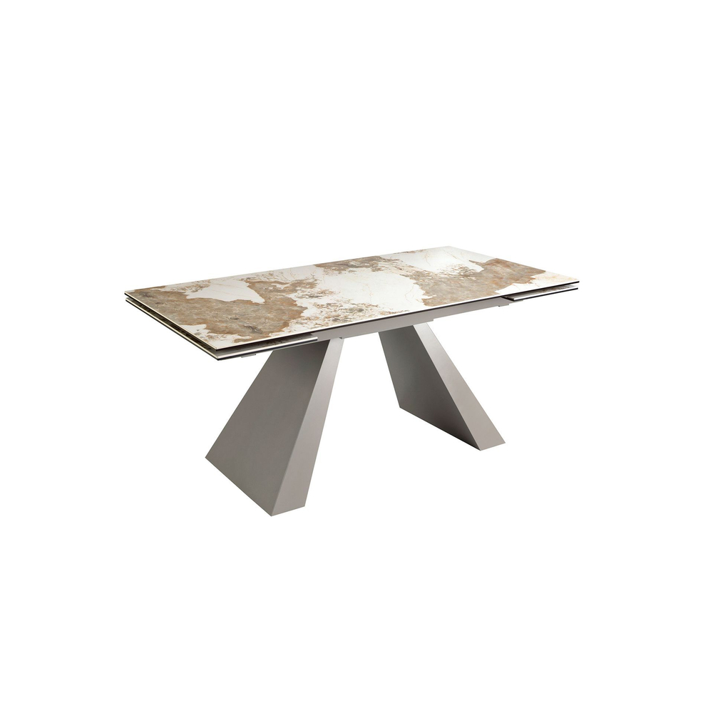 Раздвижной обеденный стол 1124/MC21087DT из мраморной керамики