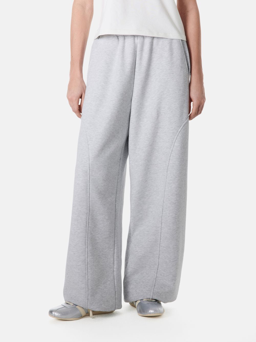 Брюки "Серый меланж" женские