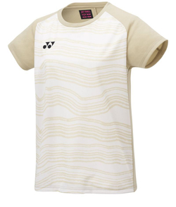 Женская теннисная футболка Yonex Crew Neck Club - Бежевый