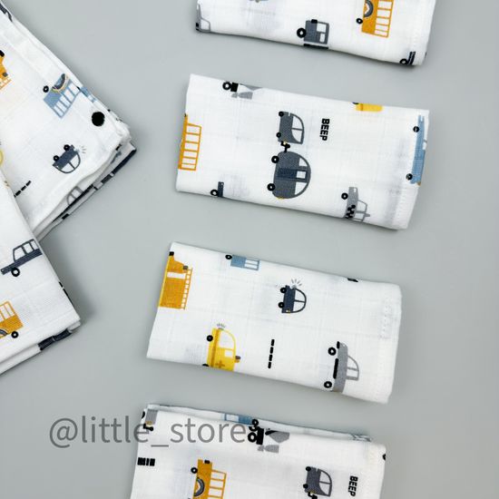 Комплект муслиновый, Машинки