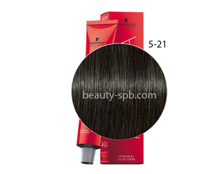 Schwarzkopf Professional краска для волос Игора Royal цвет 5-21 Светлый коричневый пепельный сандрэ 60мл