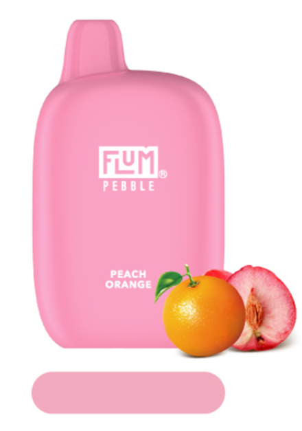 FLUM Pebble Peach orange (Персик-апельсин) 6000 затяжек 20мг (2%)