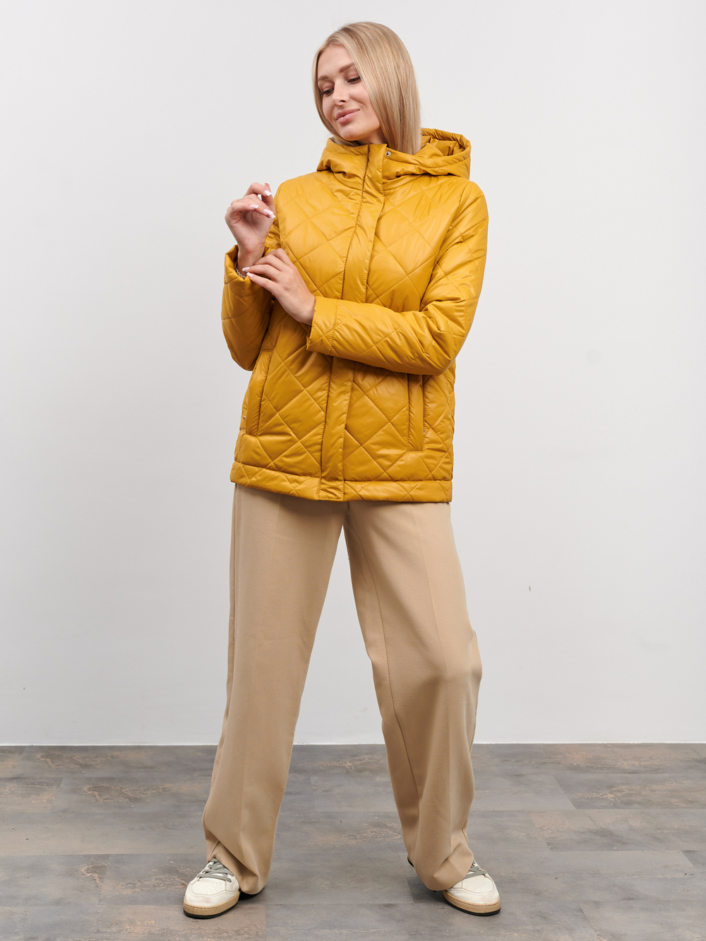 Куртка женская "Драйв" горчица