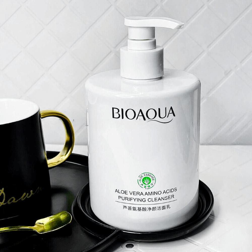 Молочко-пенка для умывания с алоэ и аминокислотами, 500г