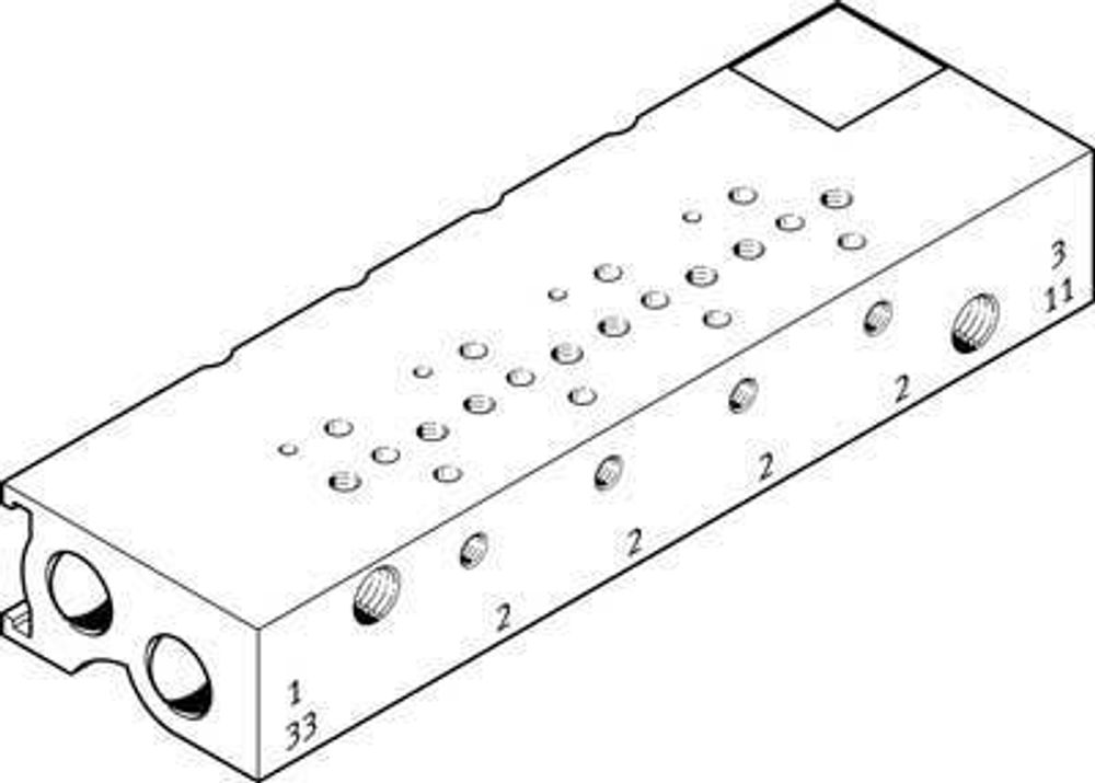 MHA1-PR6-3-M3-PI-PCB Плита для блочного монтажа