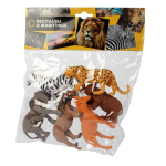 Дикие животные 6шт. пластизоль, в пакет YG97743-R (Играем вместе)
