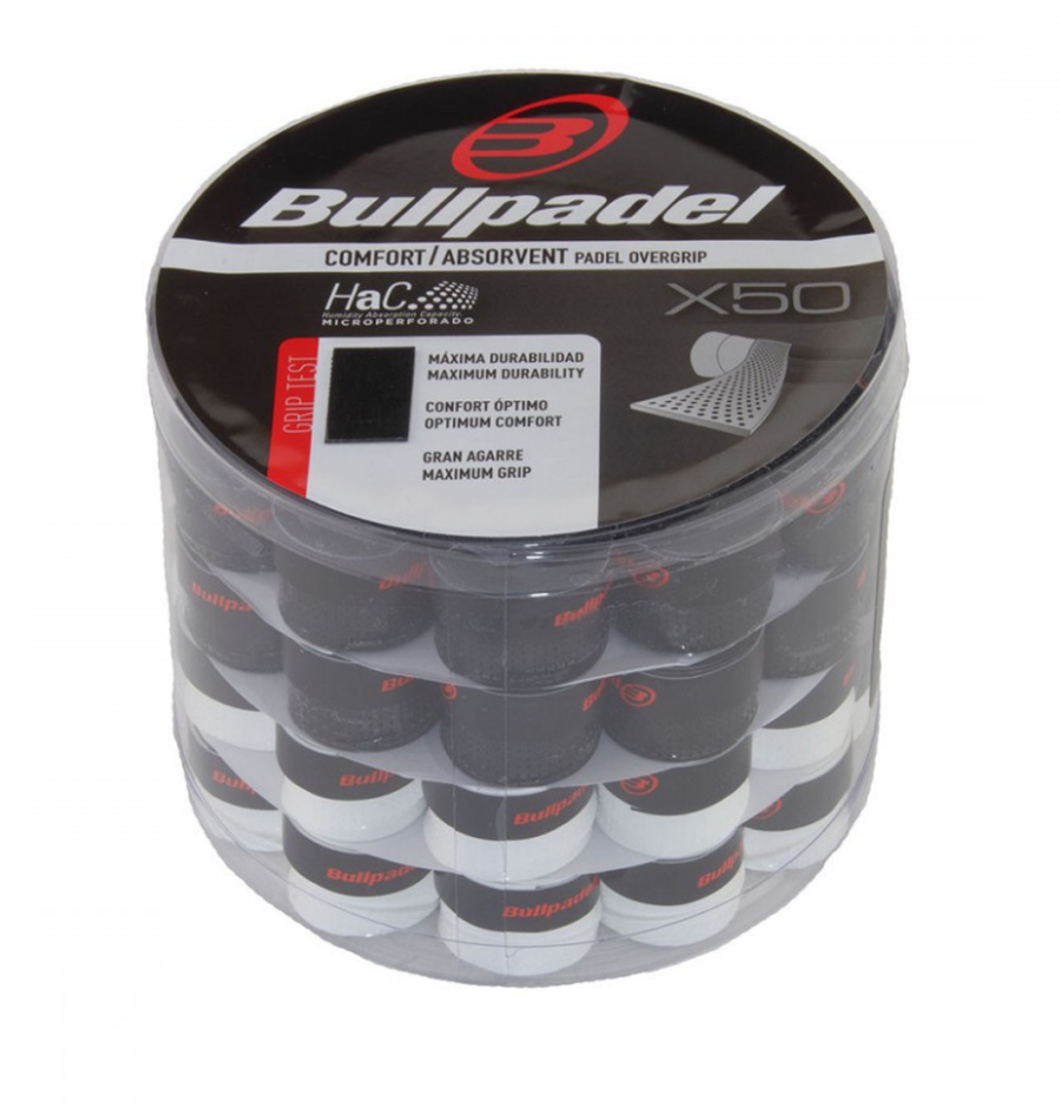 Bullpadel Comfort Padel Теннисные намотки GB 1201 50P - черный/белый