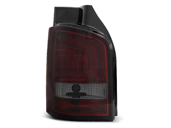 Задние фонари VW T5 red smoke led bar