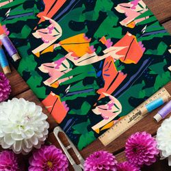 Ткань ниагара «дикие джунгли» клод моне