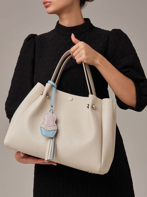 Кожаная сумка Vasilisa DBR 31210 светлый крем