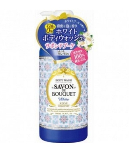 KOSE Savon De Bouquet White - гель для душа с ароматом цветочного мыла