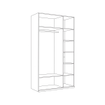 Валенсия Шкаф комбинированный 13.12