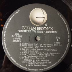 Винтажная виниловая пластинка LP Aerosmith Permanent Vacation (Japan 1987) (Obi)