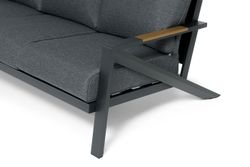 "Лотос" лаунж-зона 5-местная из алюминия, цвет темно-серый