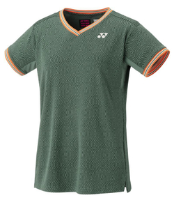 Женская футболка Yonex RG Crew Neck T-Shirt - оливковый