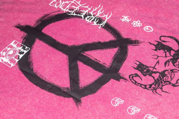 Лонгслив Скорпики garment dyed розовый - фото 6