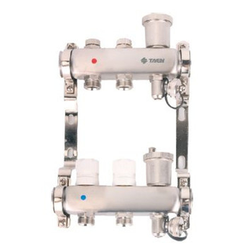 Коллекторная группа Taen 1" евроконус 3/4" на 2 выхода