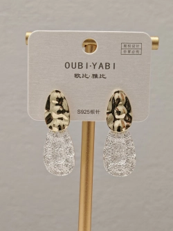 Серьги Oubi Yabi «Слияние стихий» Bicolor