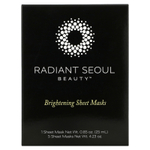 Radiant Seoul, осветляющая тканевая маска, 5 шт., по 25 мл (0,85 унции) каждая