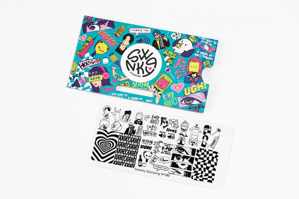 Swanky Stamping Пластина для стемпинга 180