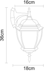 Уличный настенный светильник Arte Lamp PEGASUS A3152AL-1BN