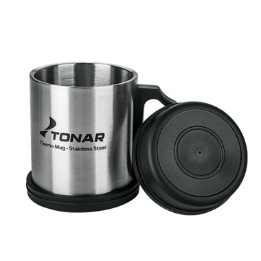 Термокружка 300мл Тонар с пл. крышкой и подставкой T.TK-004-300 ( Изотермическая )