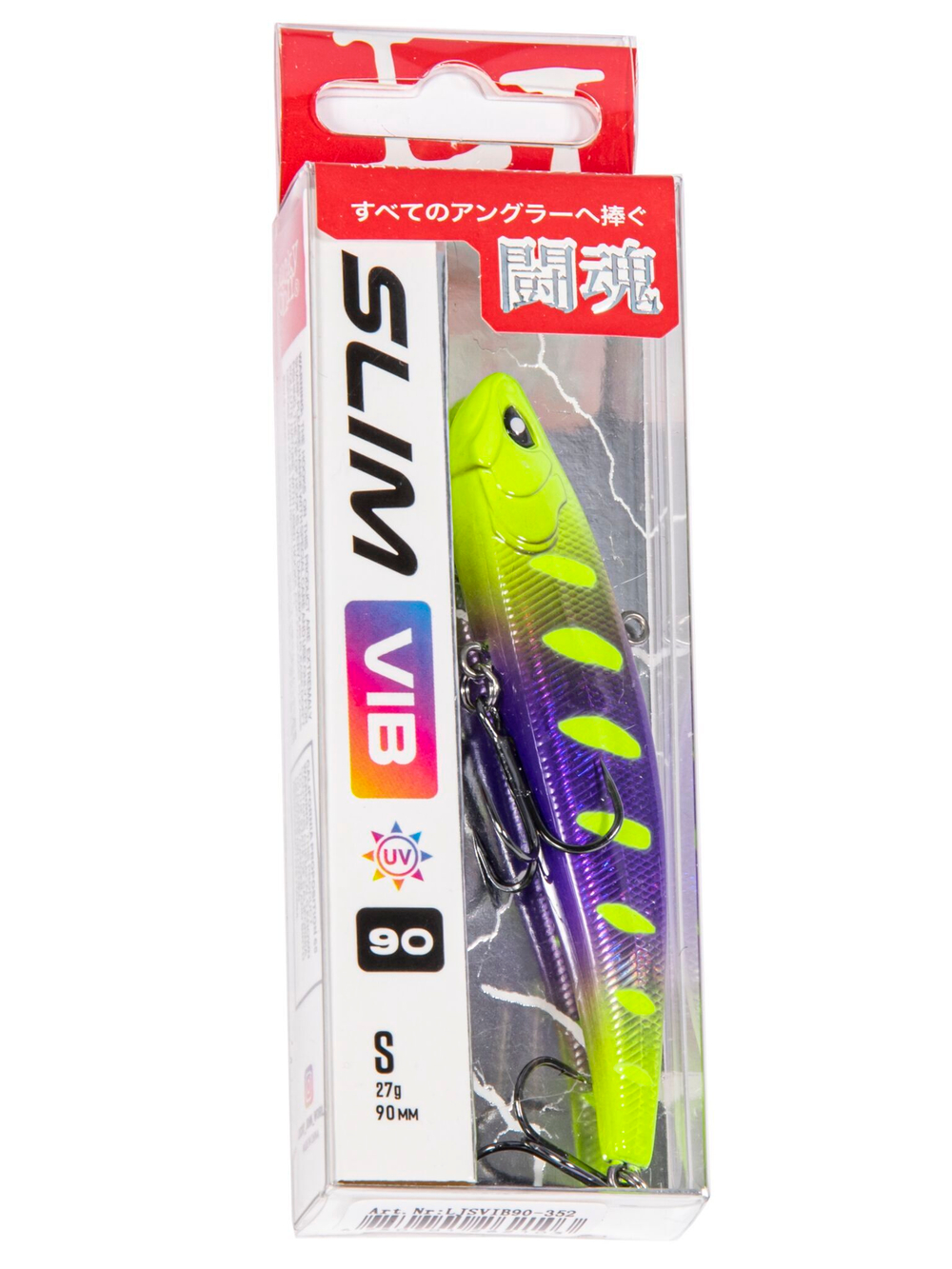 Воблер тонущ. вертикал. LJ Pro Series SLIM VIB S 90.00/352