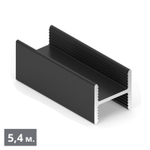 СТАНДАРТ Рамка средняя двери Twelve (5,40 м) черный матовый (RAL) (AS0820) Aristo