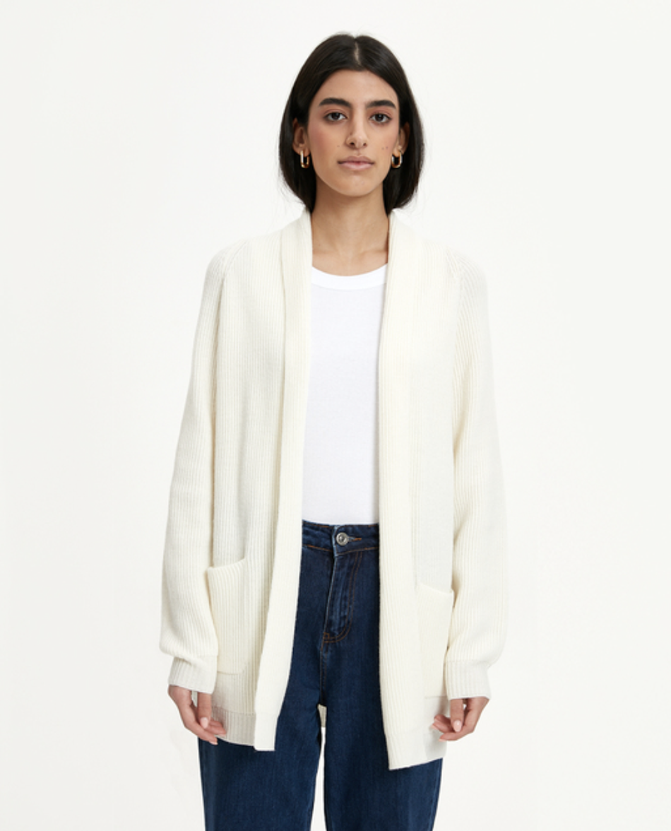 Кардиган-жакет с карманами