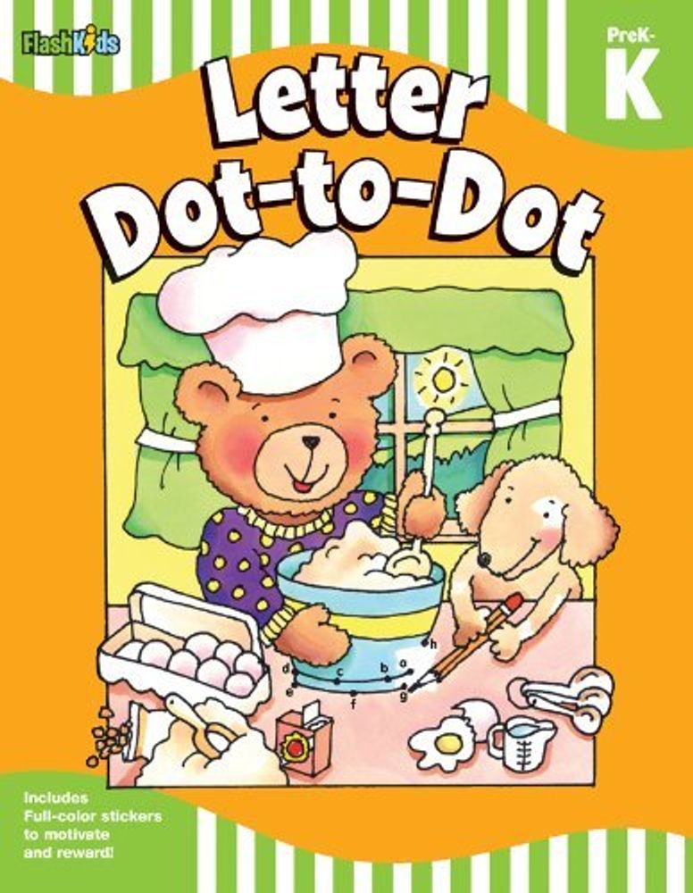 Letter Dot-to-Dot: Grade Pre-K-K