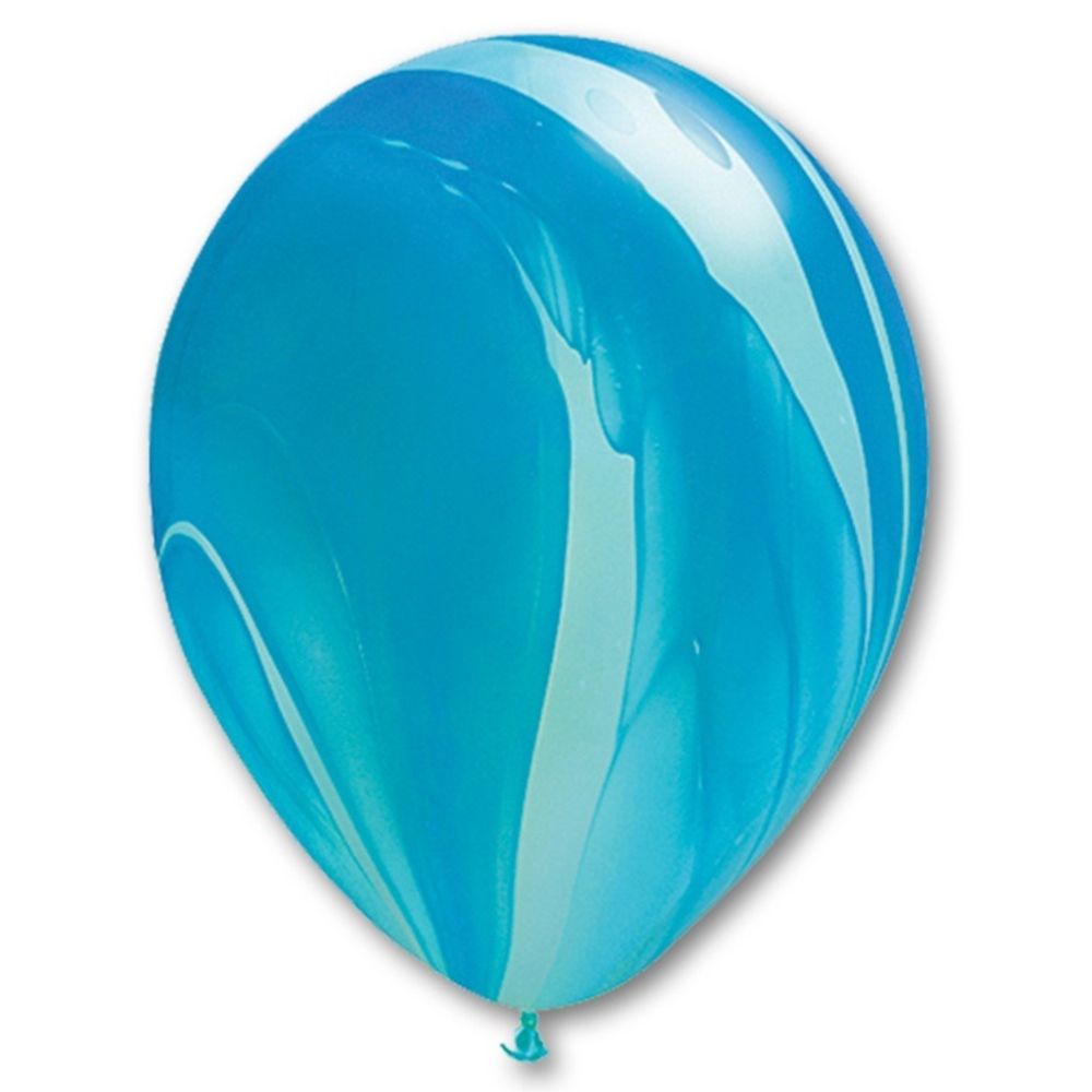 Шар 11&quot; голубой Агат/ Blue Ql