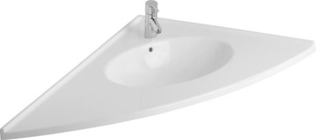 Раковина в ванную из литого мрамора AQUATON Меблико 102х77 правая