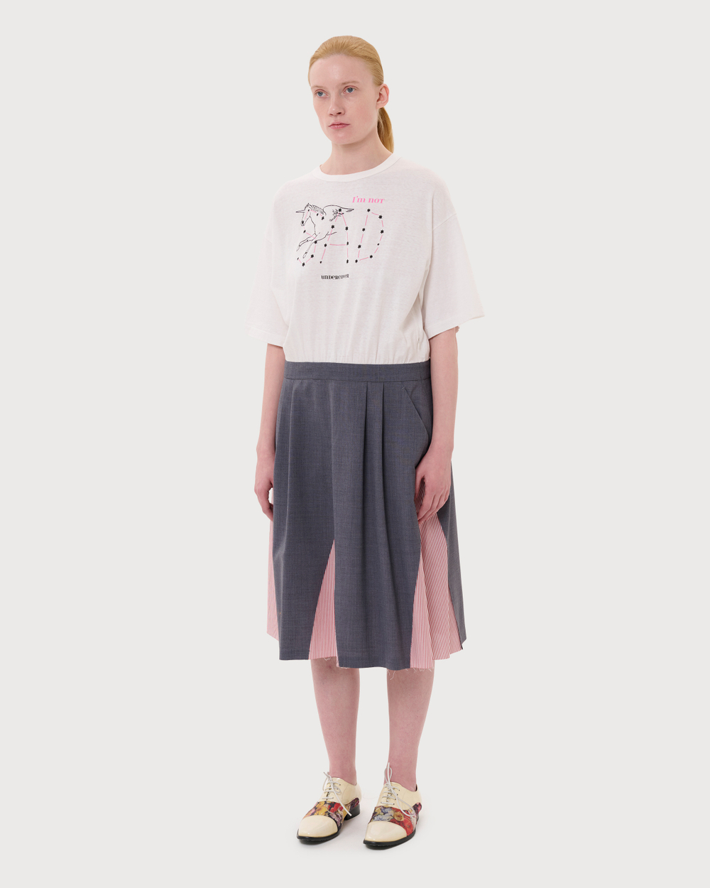 UNDERCOVER ПЛАТЬЕ БЕЛОЕ I'M NOT SAD