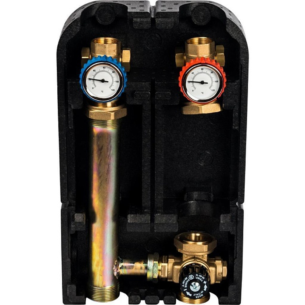 Насосная группа с термостатическим клапаном STOUT SDG-0002 - Ду25 (без насоса)