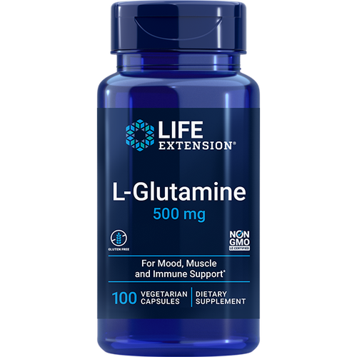 L-глютамин 500 мг 100 капсул Life Extension