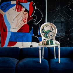 Стул Объект мечты Индокитайский зелёный павлин версия 1