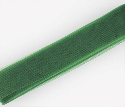 Лента регилин, сетка, ш. 5 см, зелёный