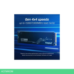 SSD диск Kingston KC3000 512GB (SKC3000S/512G)