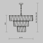 Подвесной светильник Maytoni MOD043PL-18G
