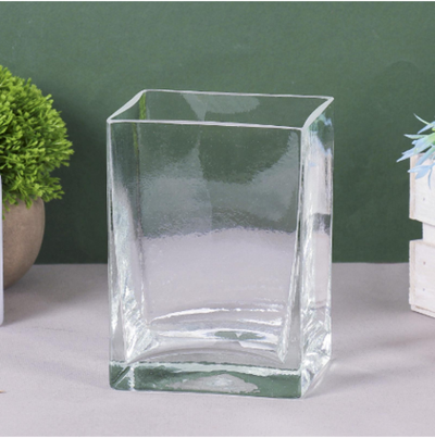 Ваза «Доминик», 700 мл, 7.5×10×14.5 см, стекло, прозрачная