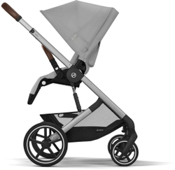 Cybex Детская коляска Balios S Lux BLK 2 в 1 цвет Stone Grey