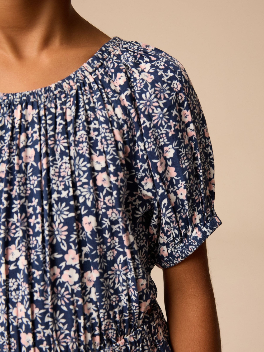 Комбинезон летний для девочки Next E36-537, Темно-синий