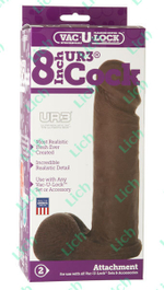 Черная насадка-реалистик для системы харнесс, 20.3 см