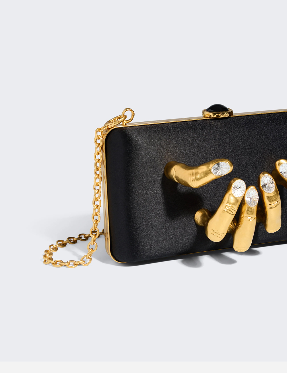 Schiaparelli Hand In Hand Clutch "Black"