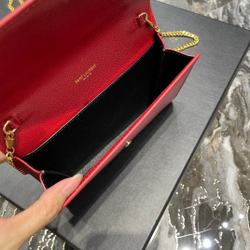 Saint Laurent Uptown Chain Wallet 19 cm